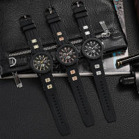 Reloj De Cuarzo Para Hombre Moda Con Correa De Silicona Deportivo Casual Regalo Ideal Para Exteriores Sin Resistencia Al Agua - details 7