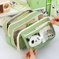 Estuche De Almacenamiento Para Lápices Con 9 Capas Gran Capacidad Bolsa Transparente Con Compartimentos Y Botón Magnético Para Acceso Facil Stationery - details 8