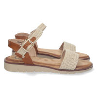 Davinia Shoes Sandalia de Plana para Mujer, Comoda, con Pala de Yute, Talon Abierto, y Cierre de Hebilla Shoes&Blues.es RR-002-Beige - details 0