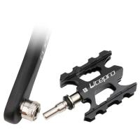 Pedal De Bicicleta Litepro Ultraligero Con Solución Rápida De Aluminio Para Brompton Pedal Plegable Antideslizante Para Mountain Bikes Road Bicycles Y BMX - details 7