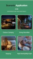 Lámpara De Escritorio LED Táctil Dimmer Cargador USB Decoración De Ambiente Luz Nocturna Para Oficina Y Habitación - details 2