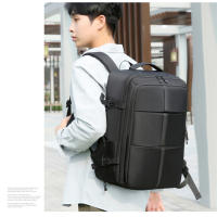 Mochila Mochila para computadora Impermeable Informal Mochila Escolar para Estudiantes Bolsa de Viaje de Gran Capacidad 45 * 31 * 18 cm Negro - details 3