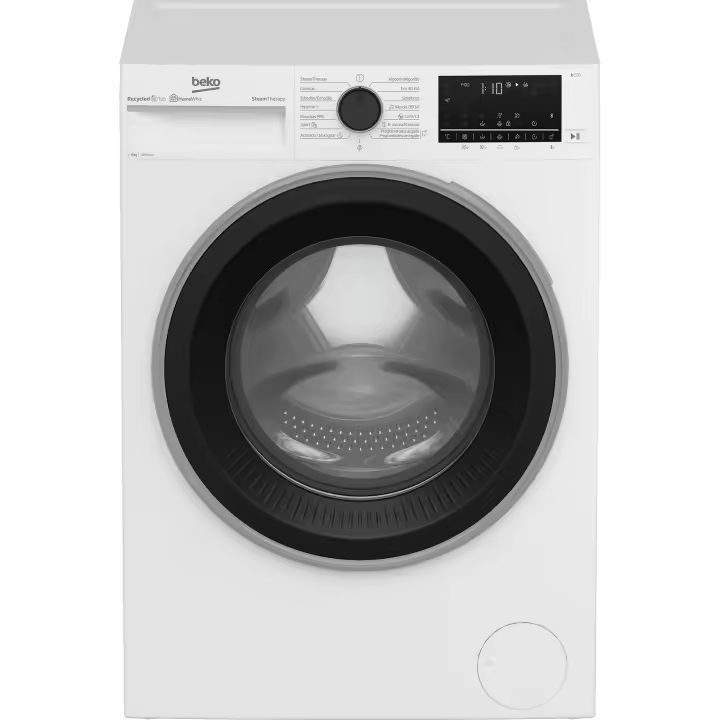 BEKO LAVADORA B3WFT59415W 9KG 1400 VAPOR A - 1
