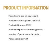 Nuevas Cartas De Poker Negras Impermeables En PET/PVC Para Juegos De Mesa Y Souvenirs Del Turismo Juego De Cartas De Mesa Para Adultos - details 0