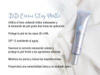 Atashi DD Cream Stay Matte | Crema Hidratante Matificante Con Color | Cobertura Uniforme | Minimiza Poros e Imperfecciones | Pieles Mixtas A Grasas | Flor De Lila -  40ml - details 0
