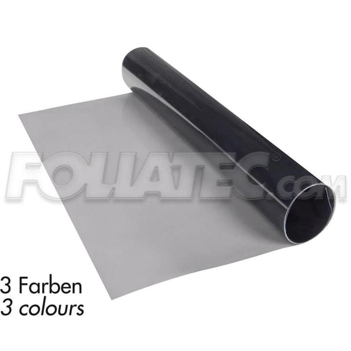 Plastic tinted film smoke 1 piece 30 x 100 cm Foliatec