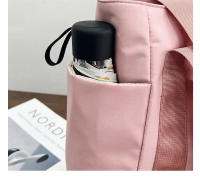 Bolso de mano de nailon de gran capacidad para mujer, bolsa de hombro de Color sólido para viaje, ocio Simple, para salir de mamá, novedad de 2024 - details 8