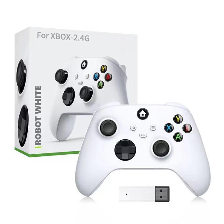 Controlador De Juego Inalámbrico 2.4G Para Xbox One Serie X/S Con Adaptador Receptor De 2.4G Gamepad Para PC Windows Joysticks