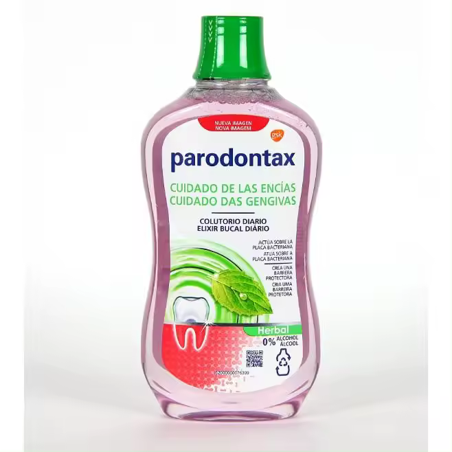 Colutorio Diario Paradontax Herbal para Encías Sanas 500ml - Protección Bucodental - 1
