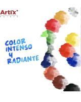 MP-ARTIX PAINTS, Set Pinturas Acuarela para Artistas, 12 tubos de 12 ml, No Tóxico, Colores Surtidos, Paleta de Colores, Técnicas de pintura, Ideal para Efectos de Agua - details 3