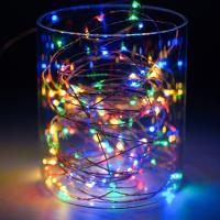 Luces De Hada Solares Para Exteriores Impermeables Con 8 Modos Luces De Navidad En Alambre De Cobre Para Decoración De Patio - details 1