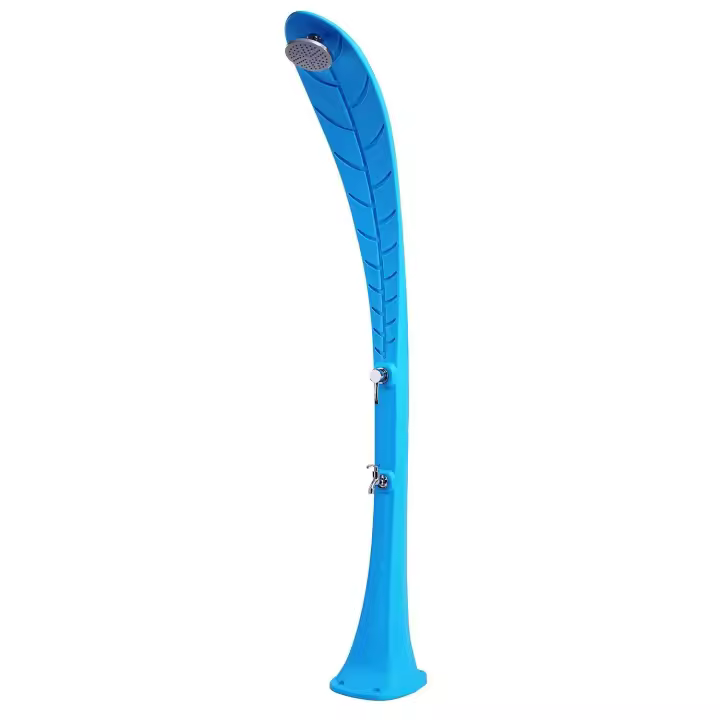 Starmatrix Hoja Azul Polietileno Curvo Calefacción Solar Ducha Altura 220 Cm Azul - 1