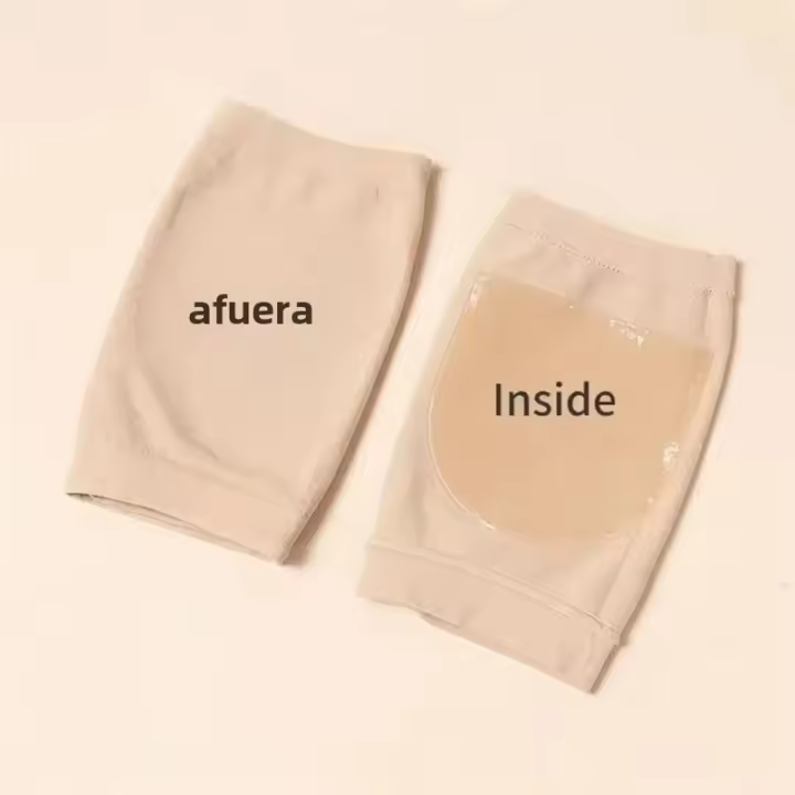 2PCS Calcetines De Gel Para Los Talones Hidratantes Y Reparadores Para Pies Secos Y Agrietados Uso En Spa Cuidado Del Pie Antideslizantes Duraderos Y Confortables - 1