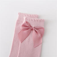 Lawadka 5 Pares De Calcetines Largos Para Niñas Infantil Princesa De Talla 0-7 Años Algodón Con Lazo Moda Invierno Calcetines Para Niñas - details 8