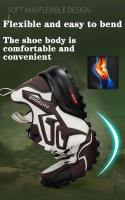 Zapatos De Montañismo Para Hombres 2024 Nuevos Deportivos Transpirables De Malla Zapatillas De Ciclismo Y Senderismo De Alta Calidad Tamaño True Fit Material Superior De Microfibra Suela De Goma - details 1
