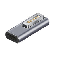 Adaptador PD Magnético USB Tipo C Para Magsafe 1 2 MacBook Air pro Con Indicador LED Carga Rápida Convertidor De Enchufe Magnético Material De Estructura De Aleación De Aluminio - details 1