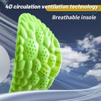 Almohadilla Deportiva De Talla Grande Absorbedora De Sudor Transpirable Con Absorción De Choque Espesor Ajustable Suave Y Cómoda 4D Nube Elasticidad Para Zapatos - details 4