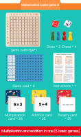 Juguete Educativo De Madera Para Niños Tablero De Matemáticas Montessori Tabla Del Multiplicar 99 Regalo Ideal Para Aprendizaje De Aritmética - details 2