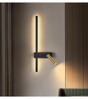Lámpara De Pared Nórdica LED Para Iluminación Interior De Hogar TV Dormitorio Sala De Estar Pasillo Decoración Moderna Luz De Pared Sconces - details 9