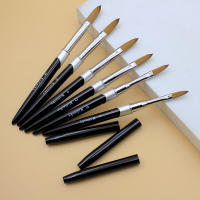 Pincel De Uñas De Acrílico Kolinsky 1 Pieza Negro Para Polvo De Gel UV Extensión De Uñas Y Arte De Uñas Fabricante No EnName_Null Origen China Contenido Unidad - details 4