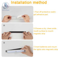Lámpara Nocturna LED Para Armario Con Sensor De Movimiento Luz Para Alacena Puerta Cama Escaleras Cocina 6-10 LED Incluidos - details 7