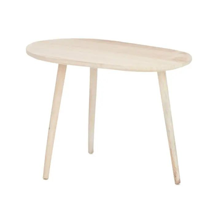 Gift Decor Mesa de Centro Madera 68 X 50 X 48 Cm - Originalidad - 1