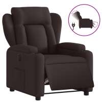vidaXL Sillón reclinable eléctrico de tela Gris claro, Gris oscuro, Negro Sillon Dormitorio Sillon Comodos Silla Relax Sillón Sofá - details 8