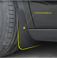 4 Piezas De Protección Contra Barro Para Tesla Model Y 2021-2024 Guardabarros De ABS Accesorios Decorativos Externos - details 1