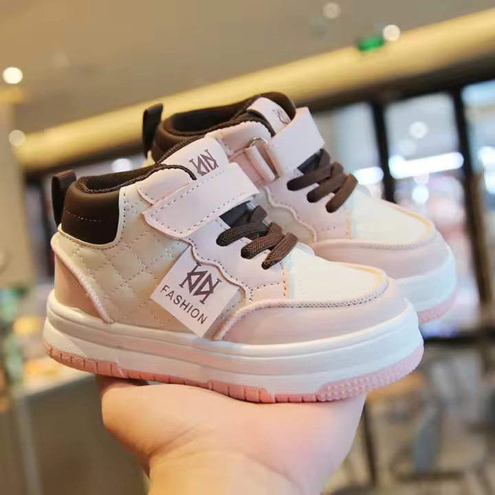 Zapatillas Infantiles Antideslizantes Moda Niños Niñas Zapatos Deportivos Casuales Transversales Primavera Otoño Invierno - 1