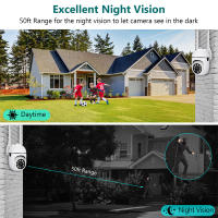 Cámara De Seguridad WiFi 5G YIIOT 1080P HD Con Visión Nocturna En Color Y Zoom Digital 4x IP Cámara Wireless Para Interior Y Exterior - details 8