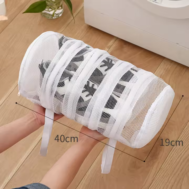 Set De 3 Bolsas De Lavandería De Malla Protectora Para Ropa Y Zapatos Organizador De Viaje Portátil Anti-deformación Para Máquina De Lavado - 1