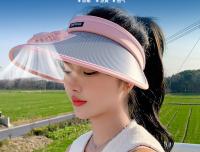 Sombrero De Verano Para Mujer 2024 Protección Solar Anti UV Sombrilla De Playa Sombrero De Paja Eléctrico Para Exterior - details 2
