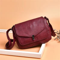 Bolsos de hombro de cuero suave Vintage para mujer, bolsos de lujo, paquete de diseñador, bolso cruzado pequeño, 2021 - details 25