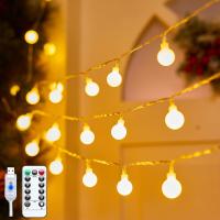 Luces De Cadena De Bolas LED 10M Para Exteriores Luces De Navidad Para Jardín Fiesta Y Bodas Decoración De Hogar - details 5