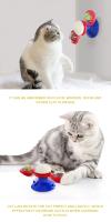 Juguete Interactivo Para Gatos Multifuncional Molino De Viento Juguete De Rota Para Gatos Juguetes De Limpieza Para Gatos - details 2
