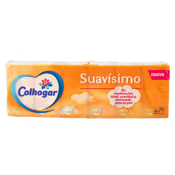 UD - Colhogar Set 3 Pack de 12 Pañuelos 4 Capas – Total 36 Bolsas de Pañuelos Suaves y Resistentes - 1
