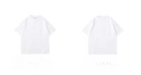 Camiseta De Algodón 300g Para Hombre Manga Corta Peso Corporal Suave Verano Cuello Redondo Suelta Transpirable Camiseta Básica Para Hombre Mujer - details 10