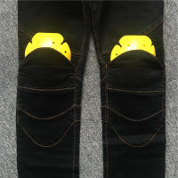 Clásicos Jeans De Motocicleta Negros Y Azules Con Protección De Rodilla Y Cadera Pantalones De Carreras Motocross Para Motorbike Ciclismo Protección Contra Choques - details 3