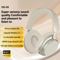 TEISCHE ND09 Auriculares inalámbricos de Bluetooth Cascos auriculares de diadema supraaurales wireless over ear Cascos auriculares bluetooth de diadema con cancelación de ruido Cascos de sonido estéreo y bajo potente con duración 40H y 3 niveles de ajuste - details 10