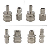 Conector Rápido De Cerveza 1/2"NPT Con Barb 304 Acero Inoxidable Kit De Conectores Para Moonshine Y HomeBrewing Accesorio De Barra Eco-amigable - details 0