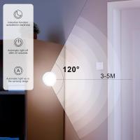 Luz nocturna con sensor de movimiento recargable por USB, luz para armario, 8 LED, 3 modos (automático/encendido/apagado) - details 2