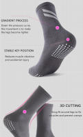 Calcetines De Ciclismo Profesionales Reflejos 2 Pares Calcetines De Algodón Para Hombres Antideslizantes Deportivos Al Aire Libre Altura De La Media Rodilla - details 3