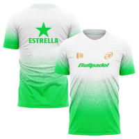Camiseta De Hombre Harajuku Gradient Fashion Padel Tenis Deporte Verano Al Aire Libre Running Fitness Manga Corta Moda Top - details 6