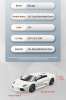 Modelo De Coche De Lujo Bburago 1:43 Porsche 911 GT3 Lamborghini 800-4 Toyota Colección De Ornamentos De Juguete De Casting Metálico Sin Batería Para Adultos Y Niños - details 3