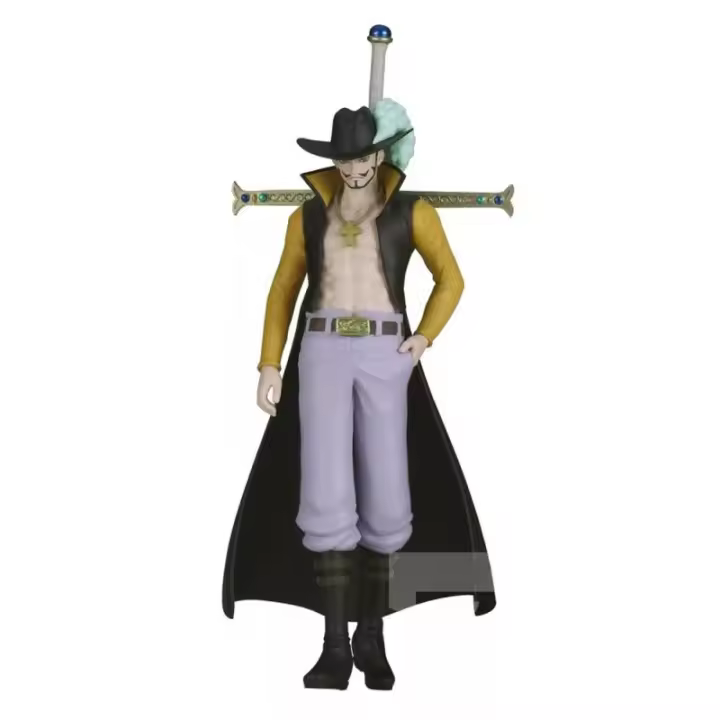 Figura banpresto one piece the shukko dracule mihawk 16cm - 1