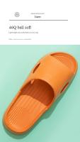 Zapatillas Casuales Para Hombre De Color Sólido Antideslizantes Con Suela Gruesa Material EVA Diseño Versátil Y Estiloso Para Uso Interior Y Verano - details 1