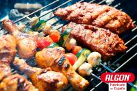 Parrilla Barbacoa Algon 45x50 Inoxidable Zincado Gris Metalizado - details 0