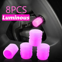4-20PCS Luminosos Valvula De Neumático Para Coche Con Cubierta Fluorescente Noche Brillante Decorativa Para Motocicleta Bicicleta Rueda Tapa De Boquilla Antipolvo - details 30