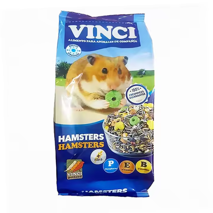 Comida para Hamster, Vinci, 1kg, Pienso de Alta Calidad con Cereales, Oleaginosas y Legumbres - 1