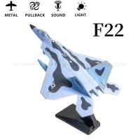 Avión De Combate Jet Fighter Con Pullback Y Luz Sonido Escala Diecast 1:50 Modelo De Avión F16 F22 F35 B2 J31 Para Niños Regalo - details 5